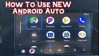 How To Use The NEW Android Auto [upl. by Elwira112]