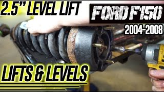 Lifts amp Levels 20042008 Ford F150 25quot Level Kit [upl. by Ykcaj]