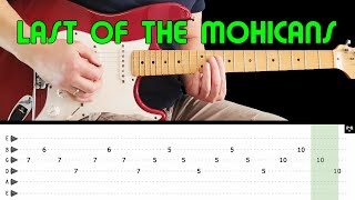 LAST OF THE MOHICANS  Guitar lesson with tabs  The VHBL cover [upl. by Nazarius]