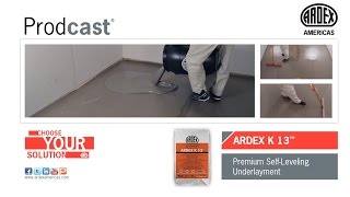 ARDEX K 13™ Choose Dual Water  Prodcast® [upl. by Leanatan]