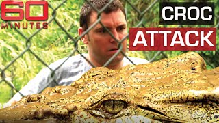 Aussie man comes face to face with the crocodile that attacked him  60 Minutes Australia [upl. by Ahsiad735]