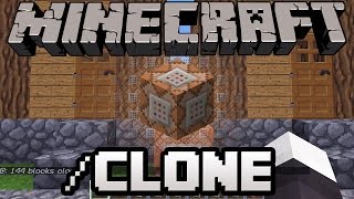 clone Command Tutorial Minecraft 18 [upl. by Clareta]