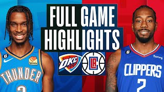 THUNDER at CLIPPERS  FULL GAME HIGHLIGHTS  March 21 2023 [upl. by Silvers]