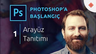 Photoshop Dersleri  Başlangıç 1  Arayüz Tanıtımı amp İlk Çizgimiz [upl. by Eilyr]