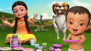 Dosamma Dosa  Telugu Rhymes for Children  Infobells [upl. by Mir]